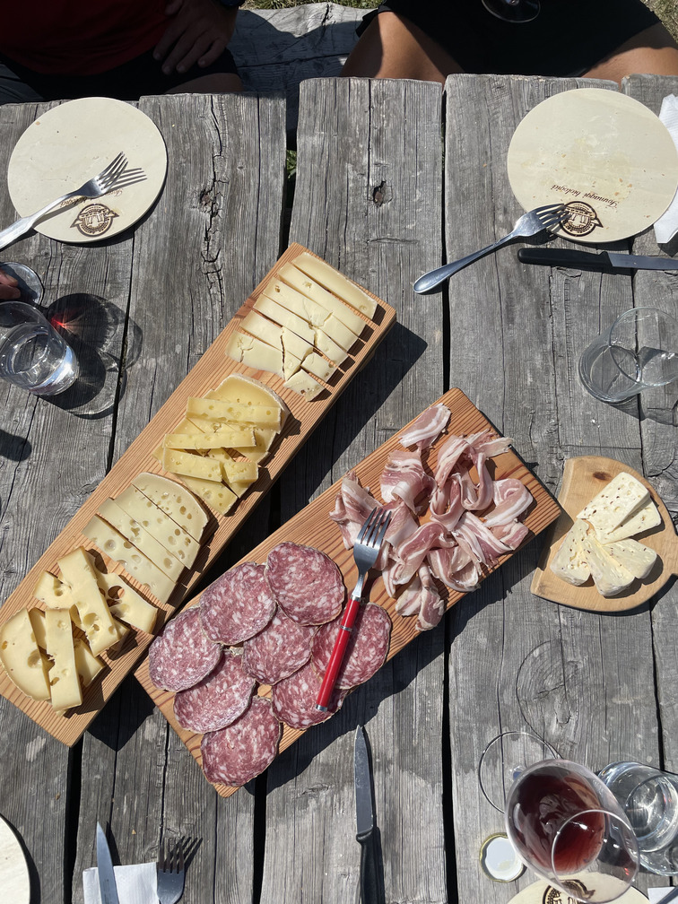 Cheeses and cured meats